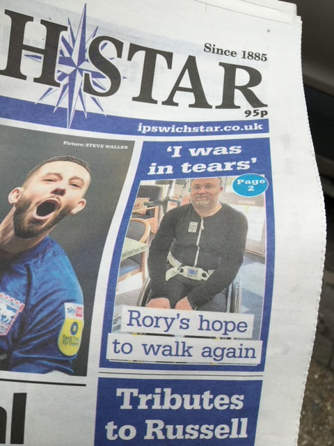 Ipswich Star cover 14th April 2023